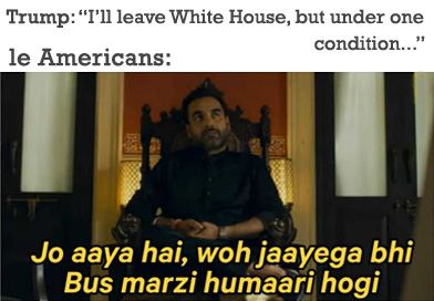 Memes about Donald Trump leaving White house