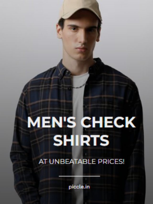 Men’s Check Shirts at Unbeatable Prices!